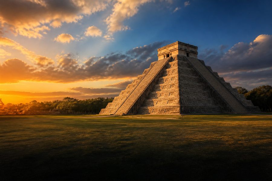 Piramida Majów Chichén Itzá w Meksyku