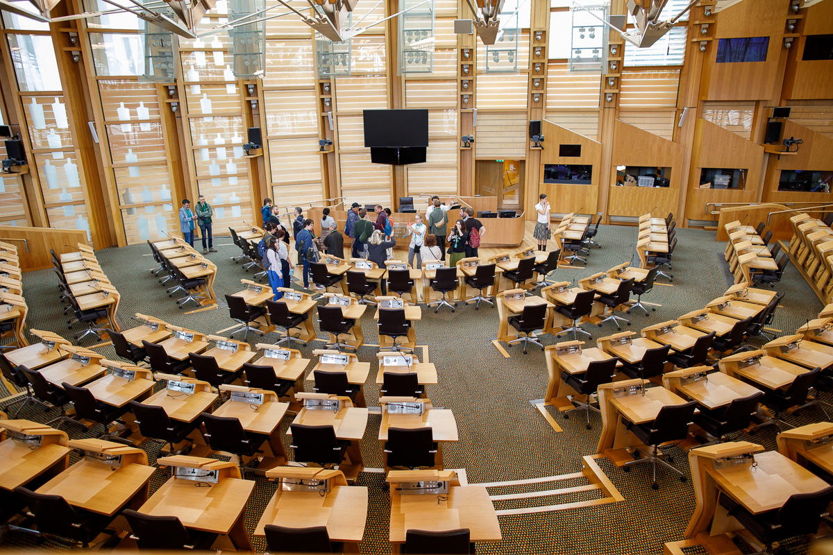 Szkocki Parlament – z wizytą w Holyrood w Edynburgu